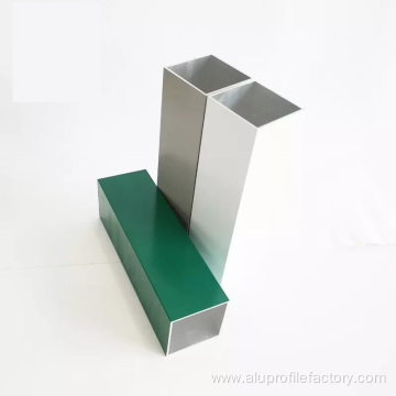 Customized aluminum square tube profile